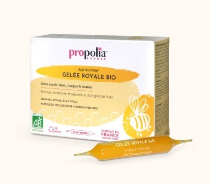 Ampoules de gelée royale Bio