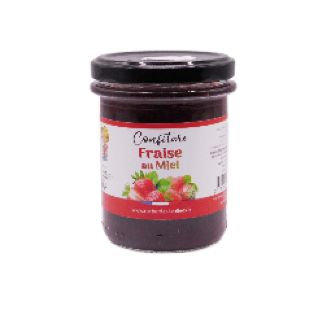 Confiture de fraise au miel
