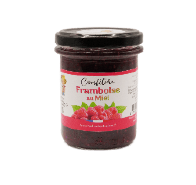 Confiture de framboise au miel