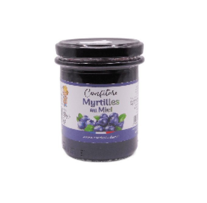 Confiture de myrtilles au miel