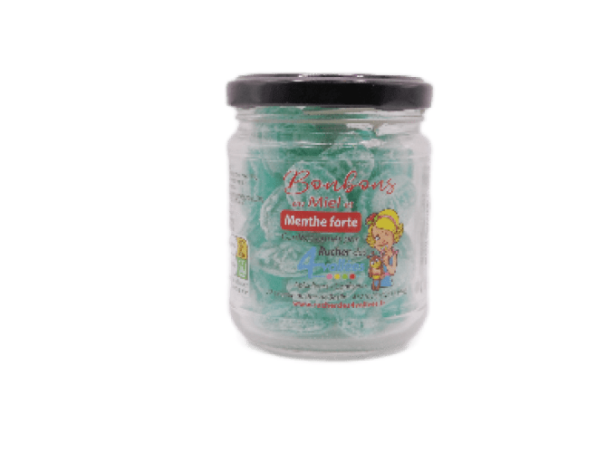 Pastilles au miel et menthe forte