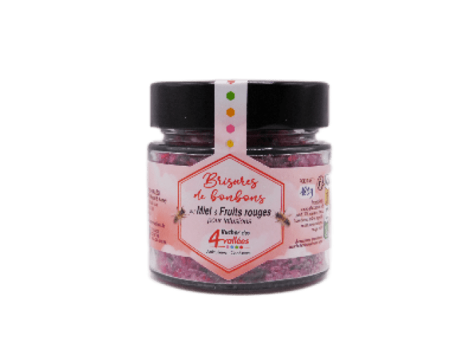 Brisures fruits rouges miel - 180g