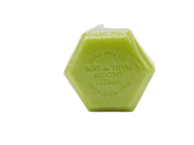 Savon hexagonal végétal 100g - Miel de thym menthe citron