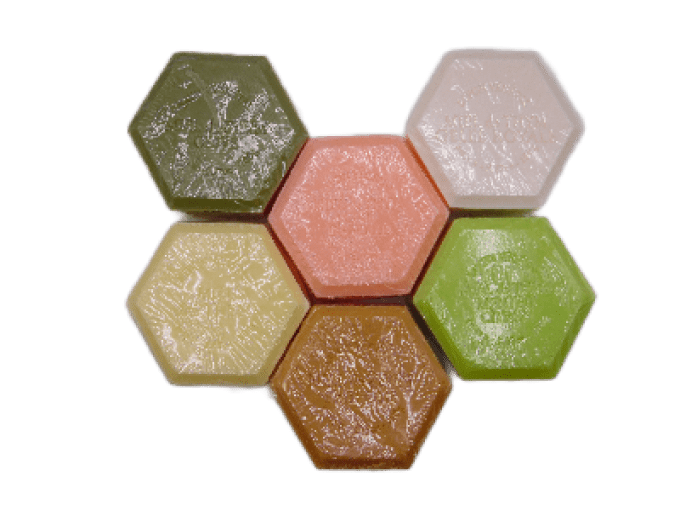 Savon hexagonal végétal 100g